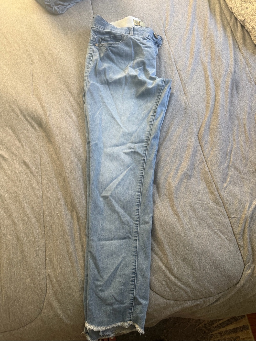 Democracy Light Wash Blue Straight Jeans